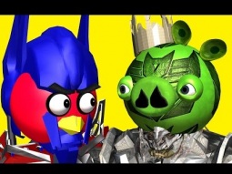 ANGRY BIRDS as TRANSFORMERS ♫ 3D animated movie mashup pt.2 ☺ FunVideoTV - Style ;-))