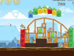 Angry Birds Chrome Dimension #9 3 Star Walkthrough
