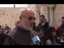 المسيحيون في القدس يحتفلون بعيد صعود الرب