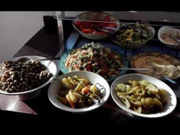 Breakfast at golden crown old city hotel in nazareth