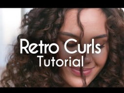 Retro Curl Hair Tutorial