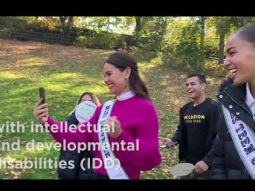 Catriona Gray Supporting the Best Buddies Friendship Walk