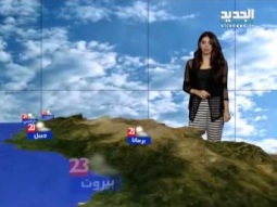 نشرة الطقس المسائية 11-05-2014 مع رانيا المذبوح