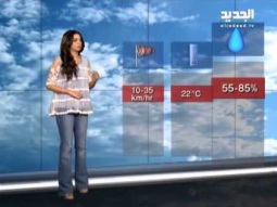 نشرة الطقس مع رانيا مذبوح 23-05-2014