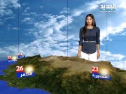 نشرة الطقس المسائية 08-06-2014 مع رانيا المذبوح