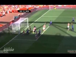 أهداف مباراة arsenal 0- 1 monaco  بهدف فالكاو