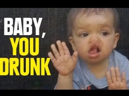 فيديو مضحك: هل الاطفال يتصرفون مثل بالغين وهم في حالة سكر