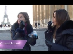 كارول سماحة في موقف غريب - برج ايفل