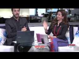هاني الحامد ولحظة تتنيح ع الهوا مع لجين عمران