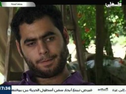 محمد بركة مع الفنان محمد بكري في برنامج "وجها لوجه" على تلفزيون فلسطين - حزيران 2012