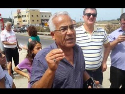 رئيس بلدية شفاعمرو يتحدث بمظاهرة اهالي شفاعمرو