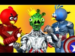 ANGRY BIRDS as AVENGERS vs. ULTRON ♫ 3D animated  future fight  mashup  ☺ FunVideoTV - Style ;-))