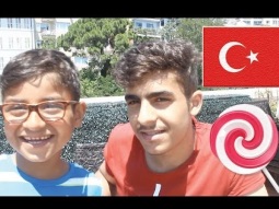 #تجربة حلويات تركية (في تركيا) مع أخوي الصغير ^_^