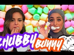 تحدي شابي بني خطافيه ضد بيبي عبدالمحسن | chubby bunny challenge