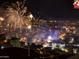 New year's eve fireworks at Nazareth!