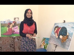 شذا صبرة.. طبيبة وفنانة