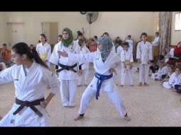 سماح شاهين .. أم ل 5 أطفال و مدربة كاراتيه