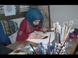 رانيا عزام.. فلسطينية تجمع بين التراث والفن العصري