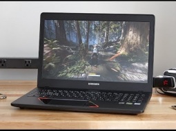 استعراض للحاسب Samsung Notebook Odyssey مخصص للألعاب مقاس 15.6 أنش