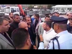 الطيبة نت- افتتاح مركز الشرطة في كفركنا وسط إحتجاج المواطنين