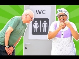 فوزي موزي وتوتي – مراحيض عامة – public restroom