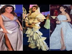 شاهد مى عمر كالأميرات في مهرجان الجونة وغادة عادل تثير ضجة بفستانها وإيمان الشريف بأغرب إطلالة