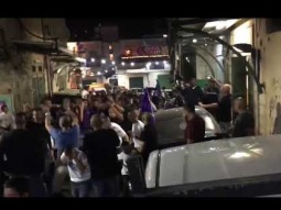 استقبال مهيب لرئيس بلدية الناصرة علي سلام بحي السوق