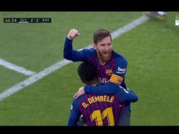 Lionel Messi's hat trick against Sevilla