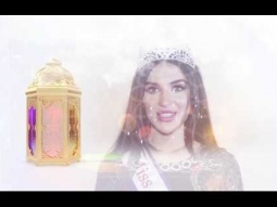 Happy Eid greeting by Miss Arab USA عيد سعيد