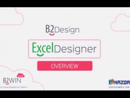 B2Design 2.5 - Excel Designer Overview - Baan and Infor ERP Ln