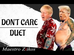 I Don&#39;t Care (Donald Trump Piano Version Ft. Boris Johnson) ft Schmoyoho
