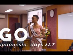 GO: Indonesia Days 6 and 7!