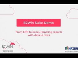 From ERP to Excel: Handling reports with data in rows (Infor LN)