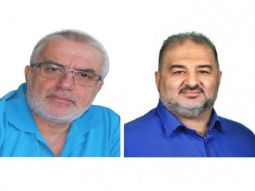 النائب عن الحركة الاسلامية، منصور عباس، ولافتة قف - جواد بولس