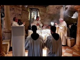 قداس في كنيسة القيامة – زيارة الرئيس العام للرهبنة الفرنسيسكانية – القدس