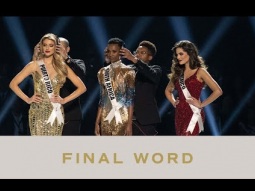 68th MISS UNIVERSE - Final Word (Top 3) | Miss Universe