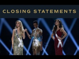 68th MISS UNIVERSE - Top 3 Closing Statements (2019) | Miss Universe