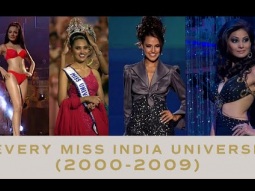 EVERY Past Indian Delegate - ALL SHOW MOMENTS (2000-2009) | Miss Universe
