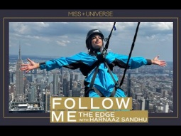 Harnaaz Sandhu CLIMBS A NYC SKYSCRAPER | FOLLOW ME | Miss Universe