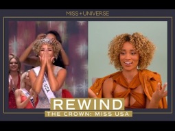 Miss USA Elle Smith REWATCHES Her Crowning Moment | Rewind | Miss Universe