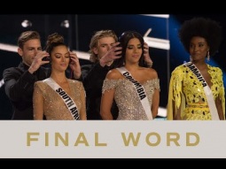 66th MISS UNIVERSE - TOP 3&#39;s FINAL WORD! | Miss Universe