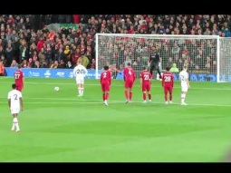 Alisson Becker (Liverpool) saves penalty from Jarrod Bowen (West Ham)