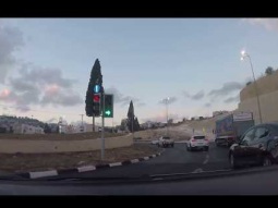 Driving into Nazareth from Tunnel