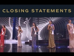 69th MISS UNIVERSE - Closing Statements | Miss Universe