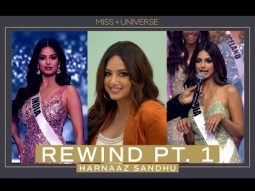 Harnaaz Sandhu REWATCHES HER COMPETITION MOMENTS! Part 1 | REWIND | Miss Universe