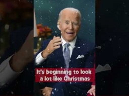 Joe Biden - It&#39;s Beginning to Look a Lot Like Christmas #shorts