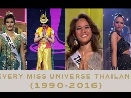 EVERY Past Thai Delegate - ALL SHOW MOMENTS (1990-2016) | Miss Universe
