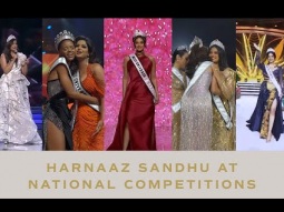 Harnaaz Sandhu&#39;s BEST Moments on Stage During National Competitions! | Miss Universe