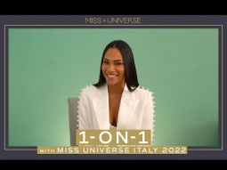 Miss Universe Italy Tells Us EVERYTHING! | 1 on 1 | Miss Universe