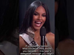 TOP 5 Q&amp;A! How do you think Miss Universe Puerto Rico answered? #missuniverse #71stmissuniverse